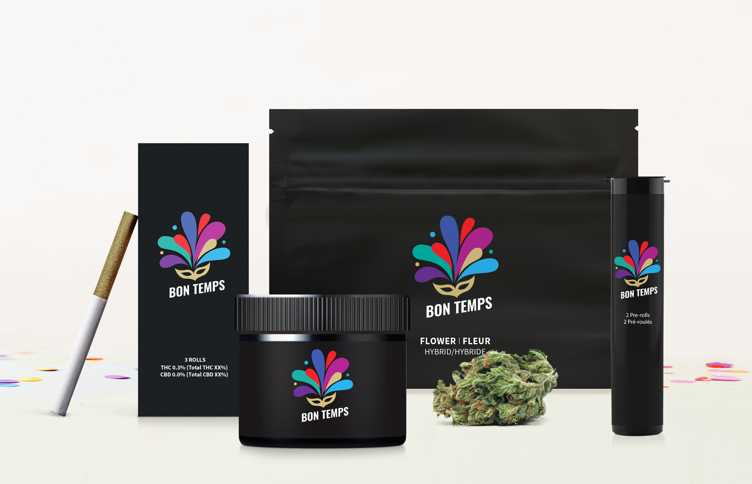 Bon Temps – A Celebratory Cannabis Brand Development