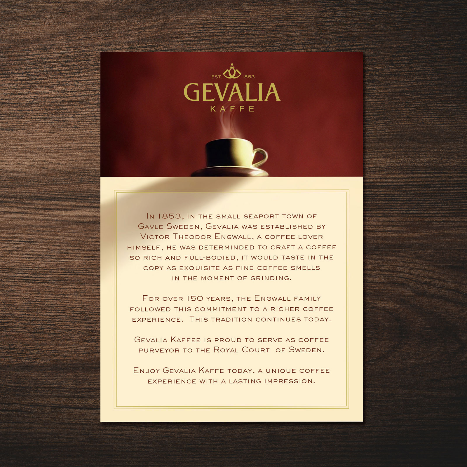 Coffee Brand Identity – Gevalia