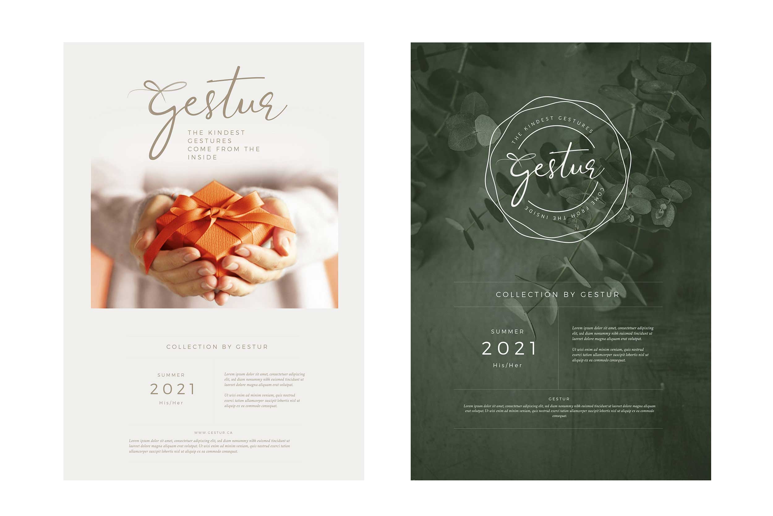 Gestur – Personalized Gift Boxes Brand Development