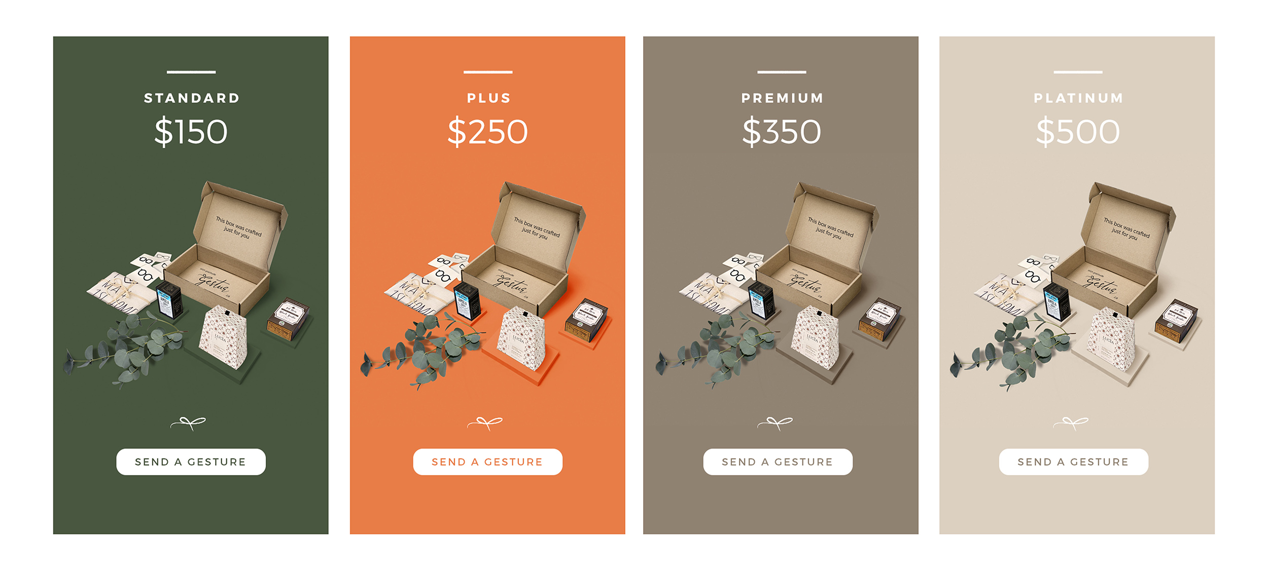 Gestur – Personalized Gift Boxes Brand Development