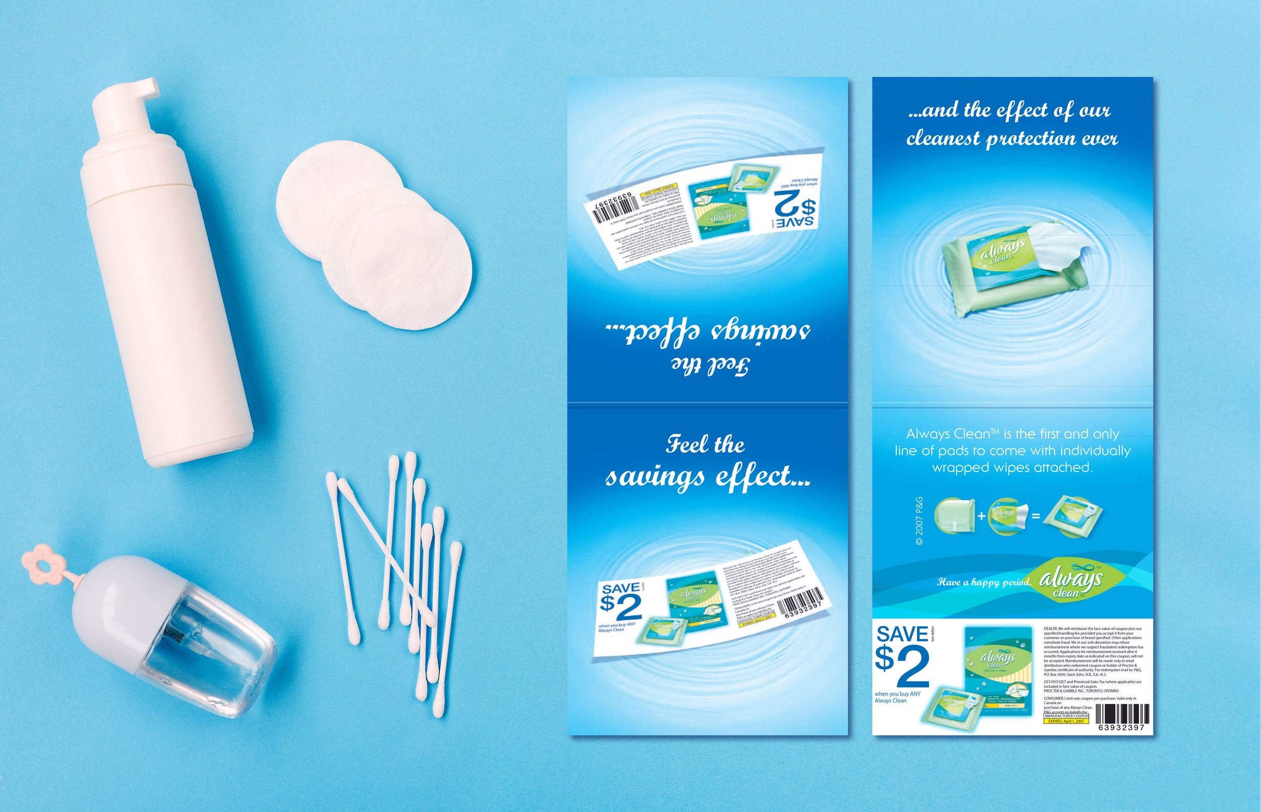 Direct Mail Campaign – Always Pads