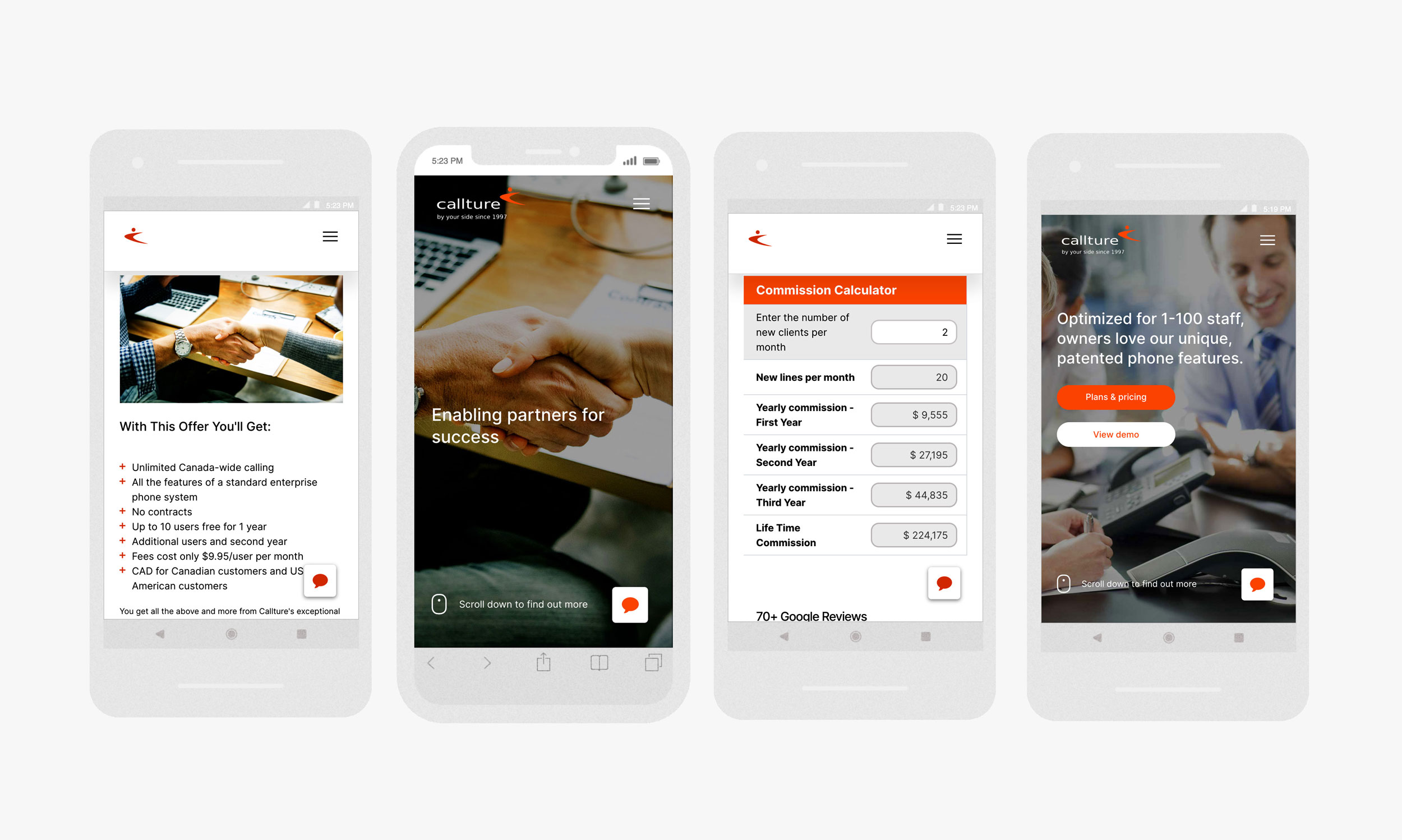 Website Design – Callture Inc.