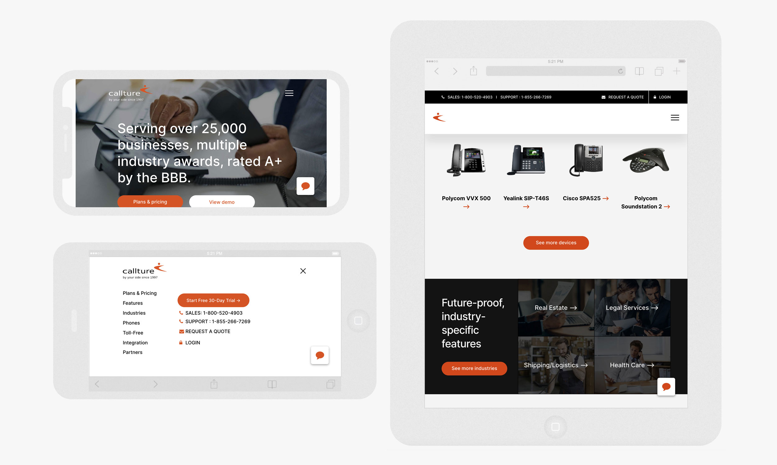 Website Design – Callture Inc.