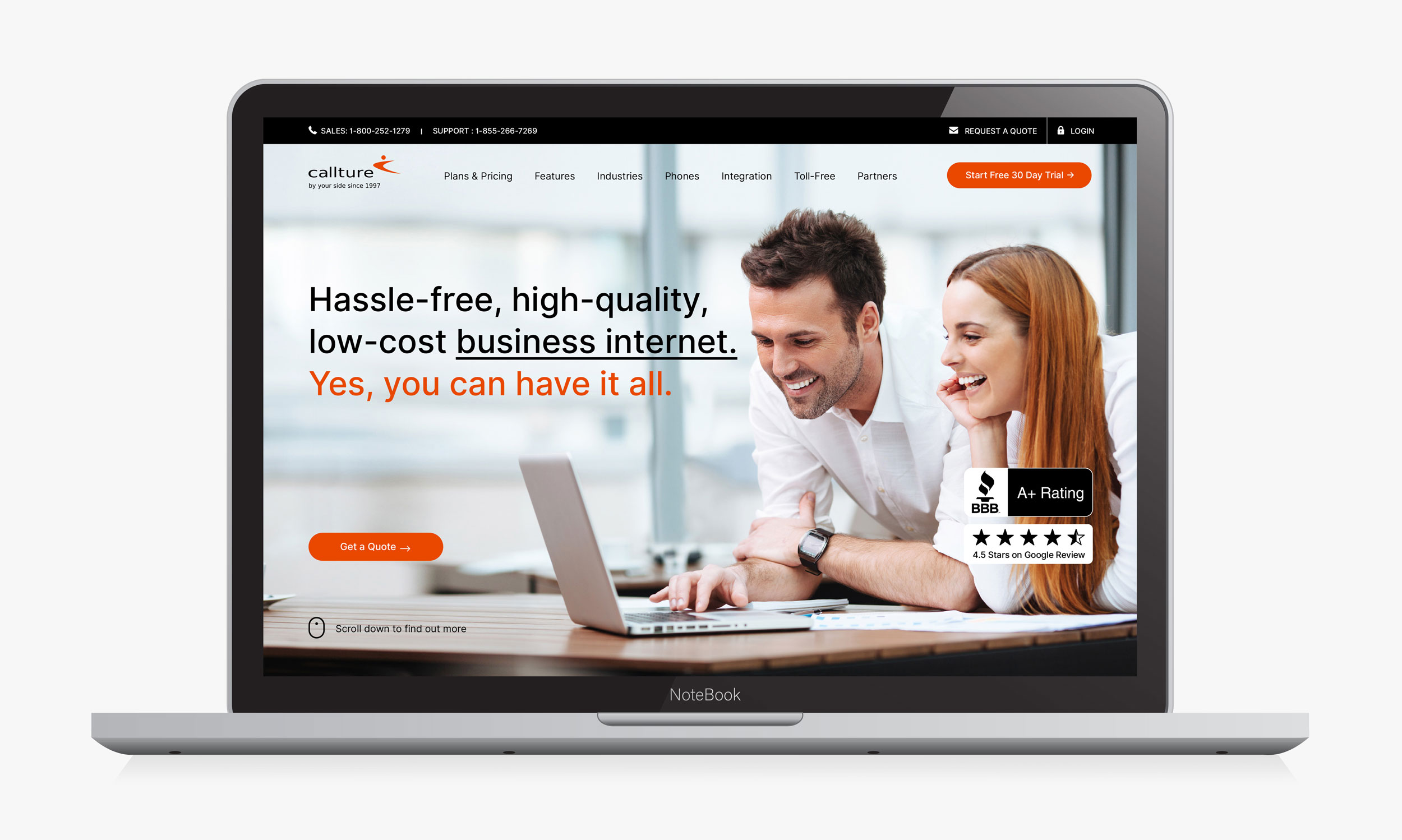 Website Design – Callture Inc.