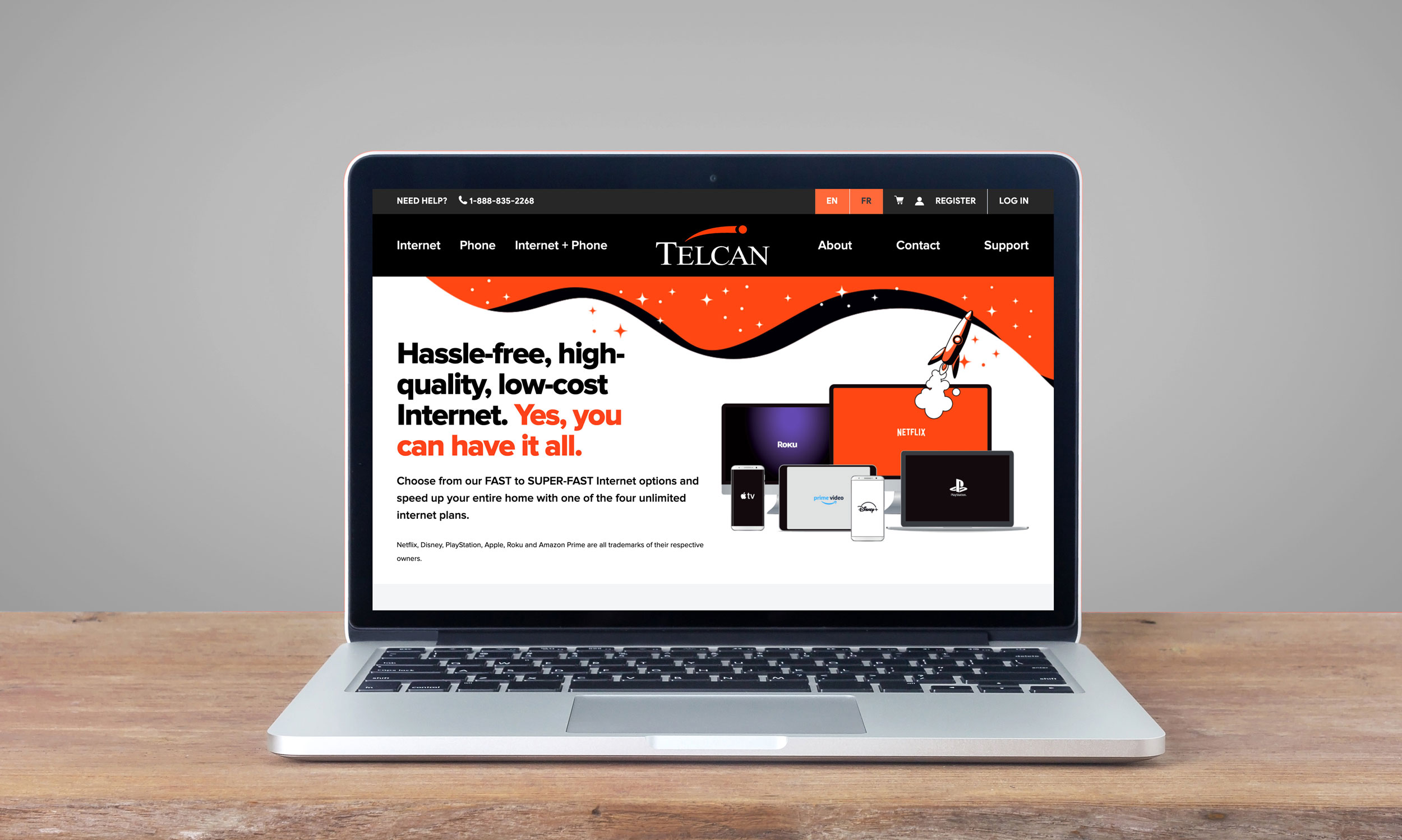 Website Design & Development – Telcan Communications