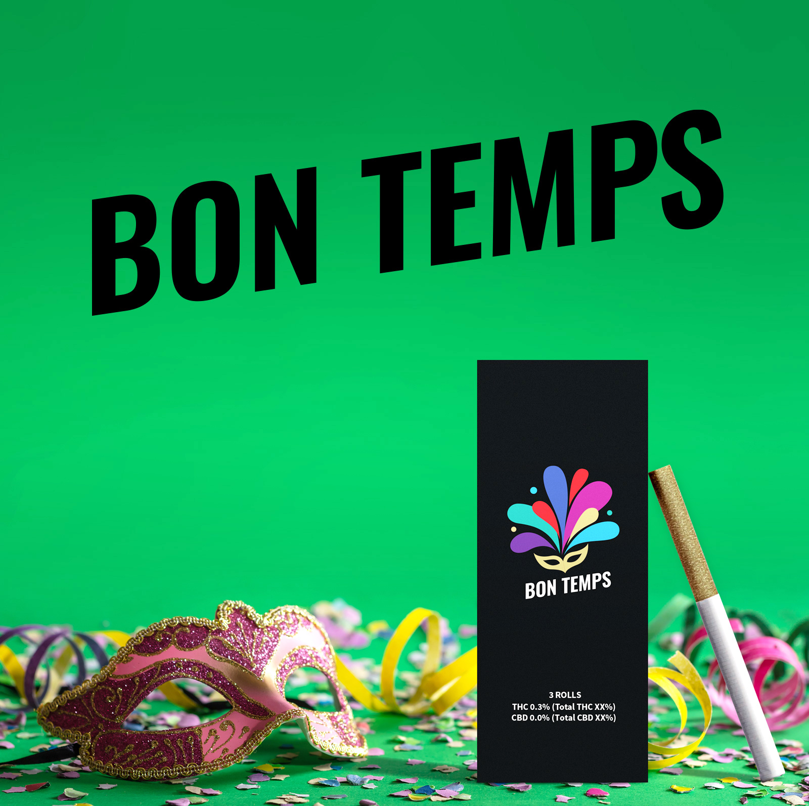 Bon Temps – A Celebratory Cannabis Brand Development