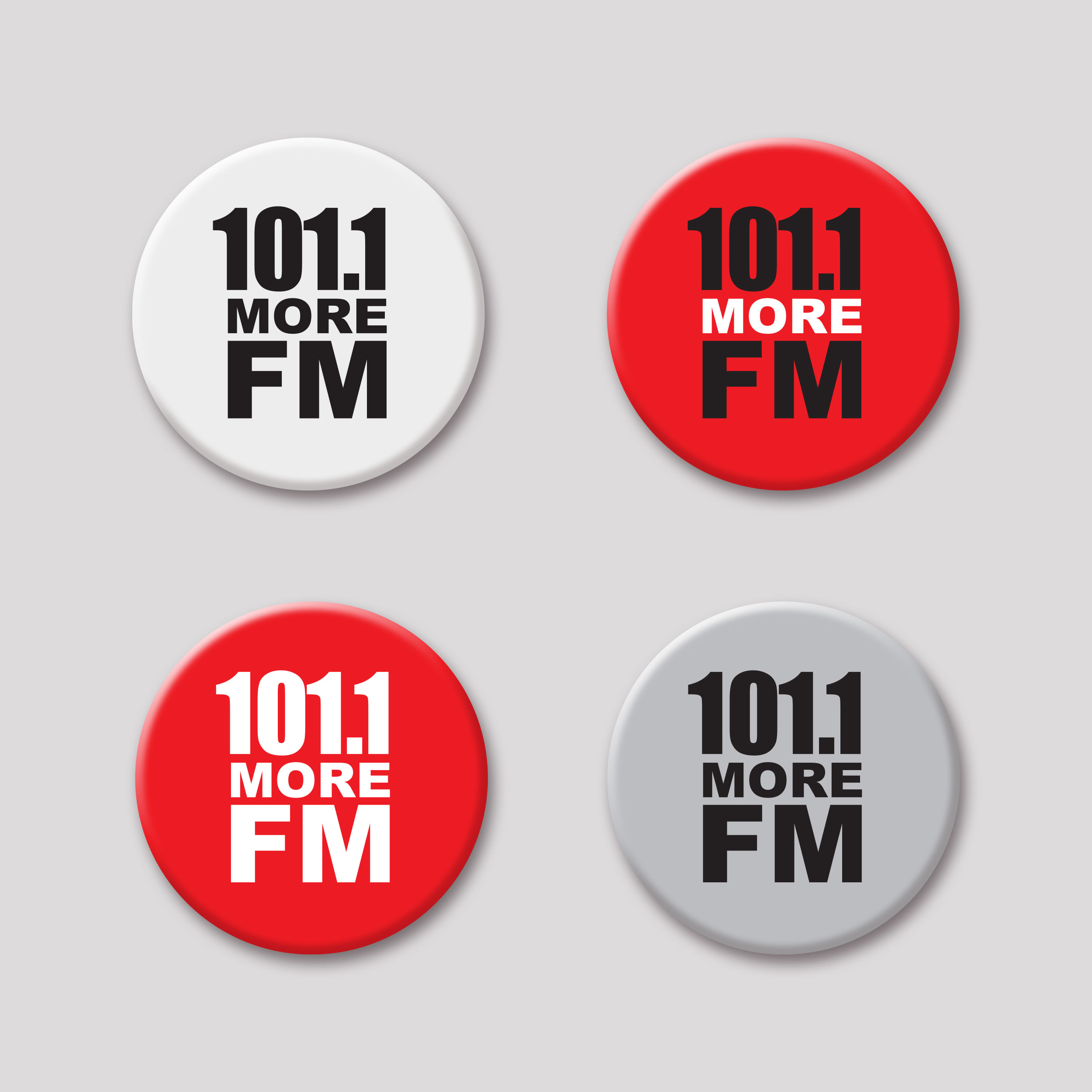 Radio Station Logo – 101.1 More FM