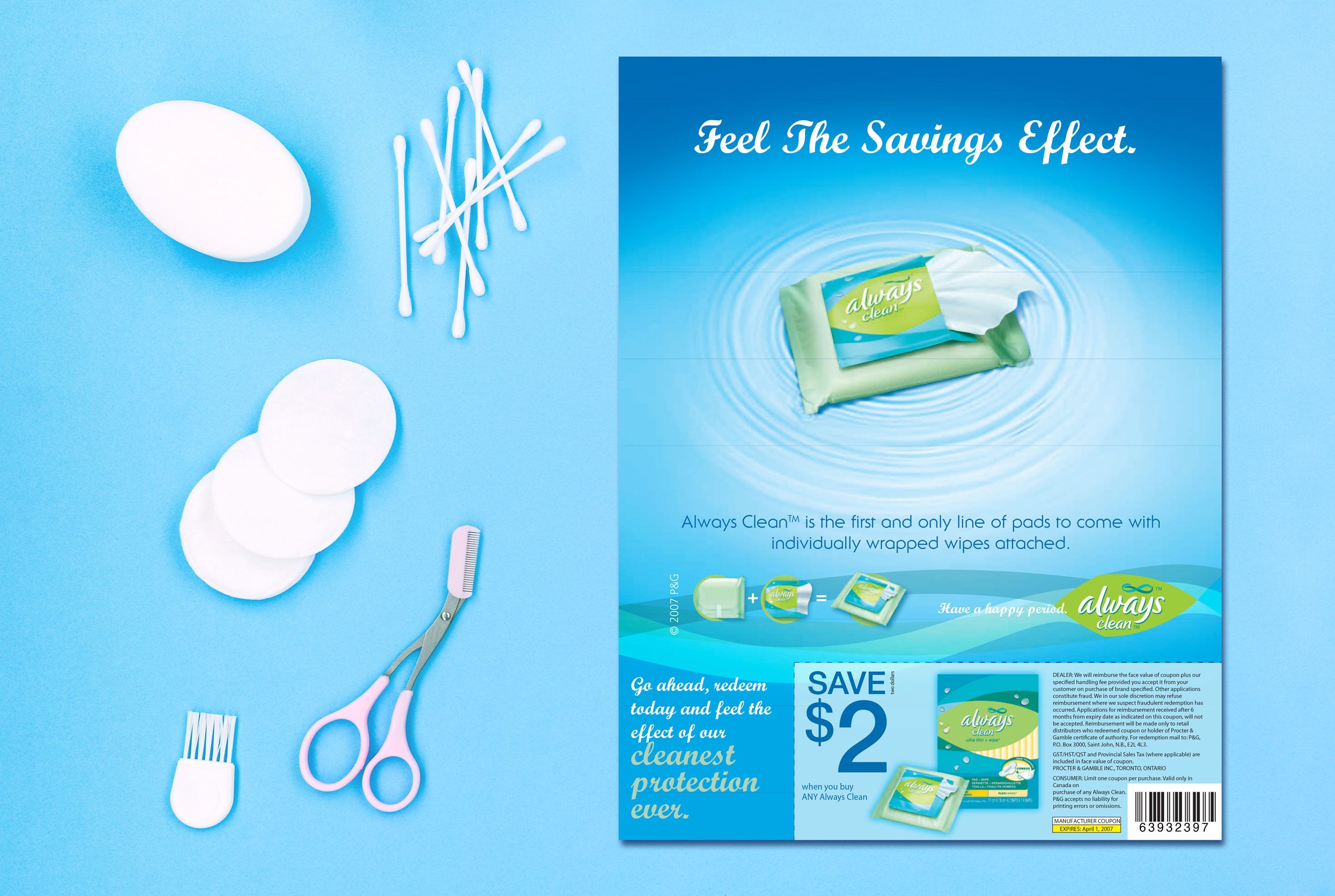 Direct Mail Campaign – Always Pads