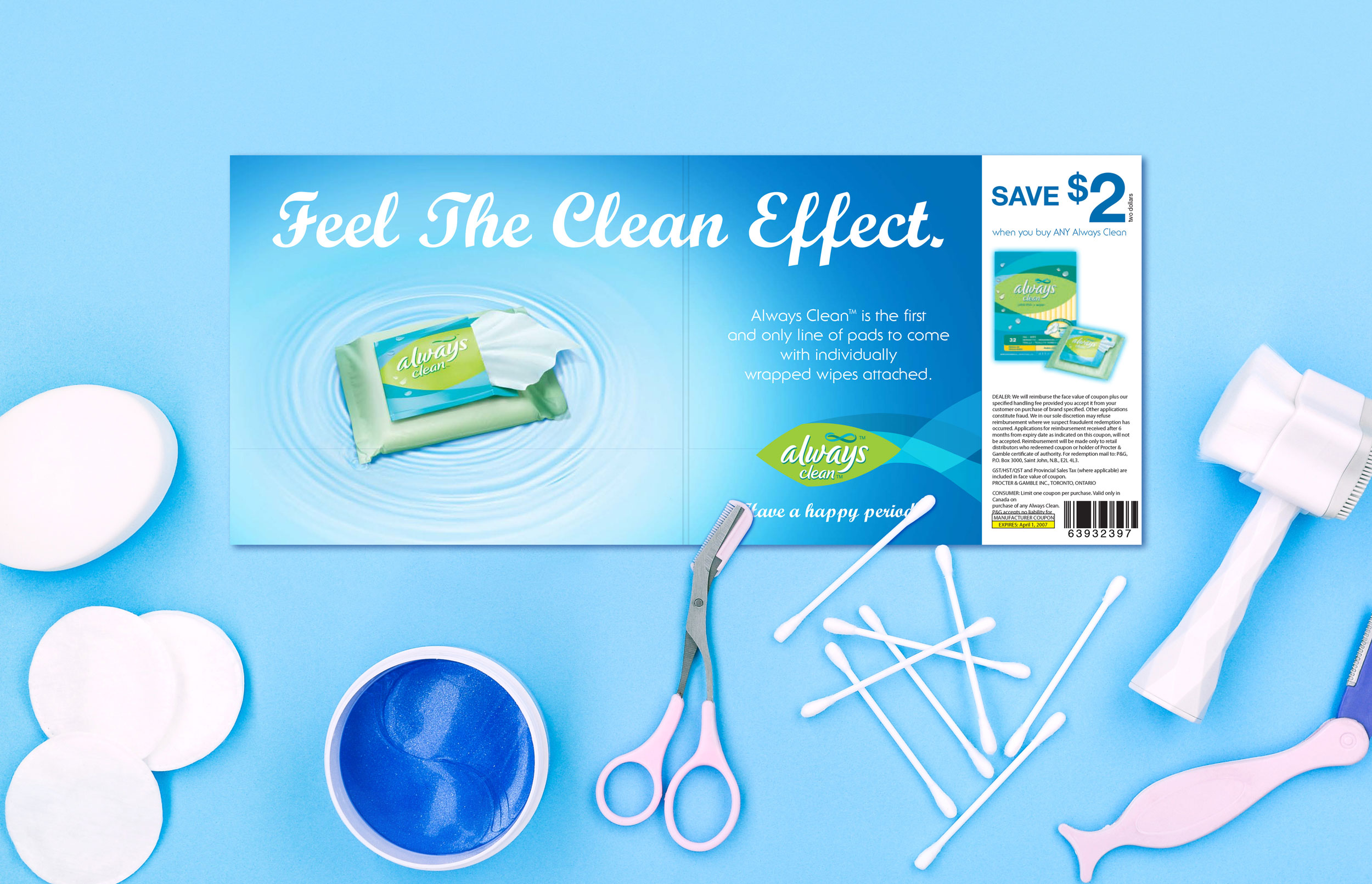 Direct Mail Campaign – Always Pads