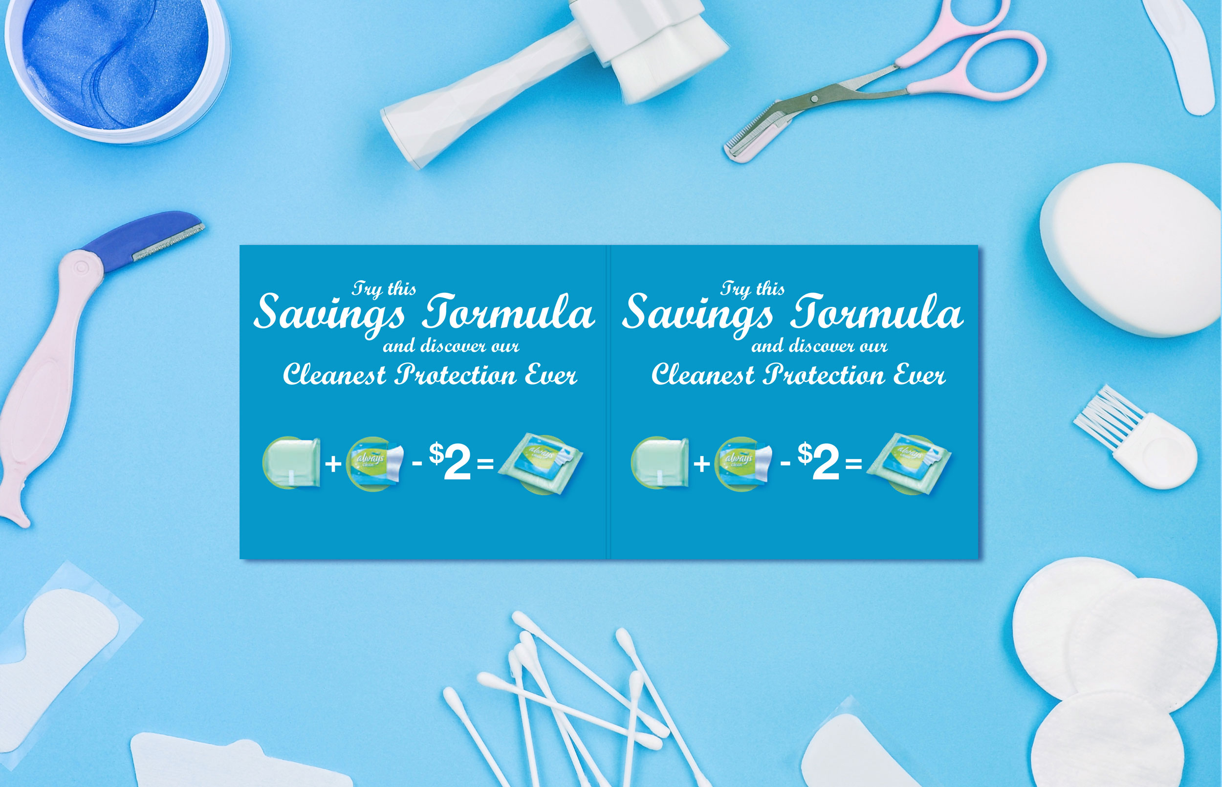 Direct Mail Campaign – Always Pads